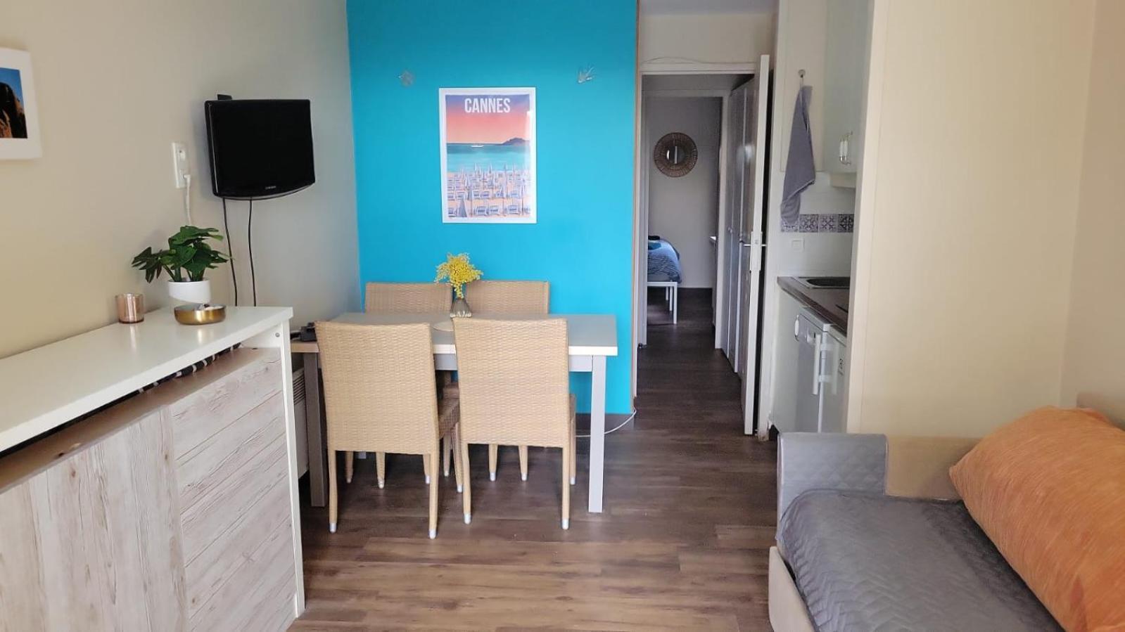 Superbe Appartement Cannes Avec Piscine 1 Chambre מראה חיצוני תמונה